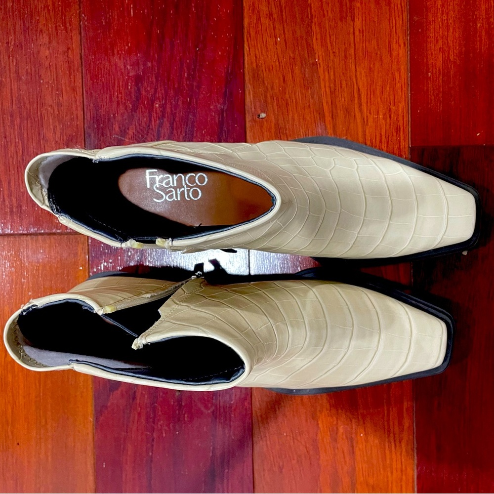 Franco Sarto Fina Booties - faux leather - never worn and brand new
